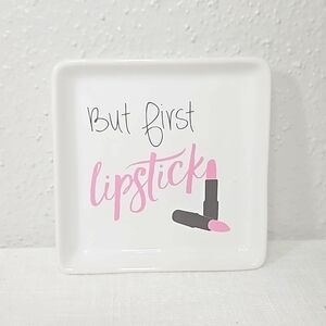 beautiful hobby lobby but first lipstick jewelry trinket tray accessory